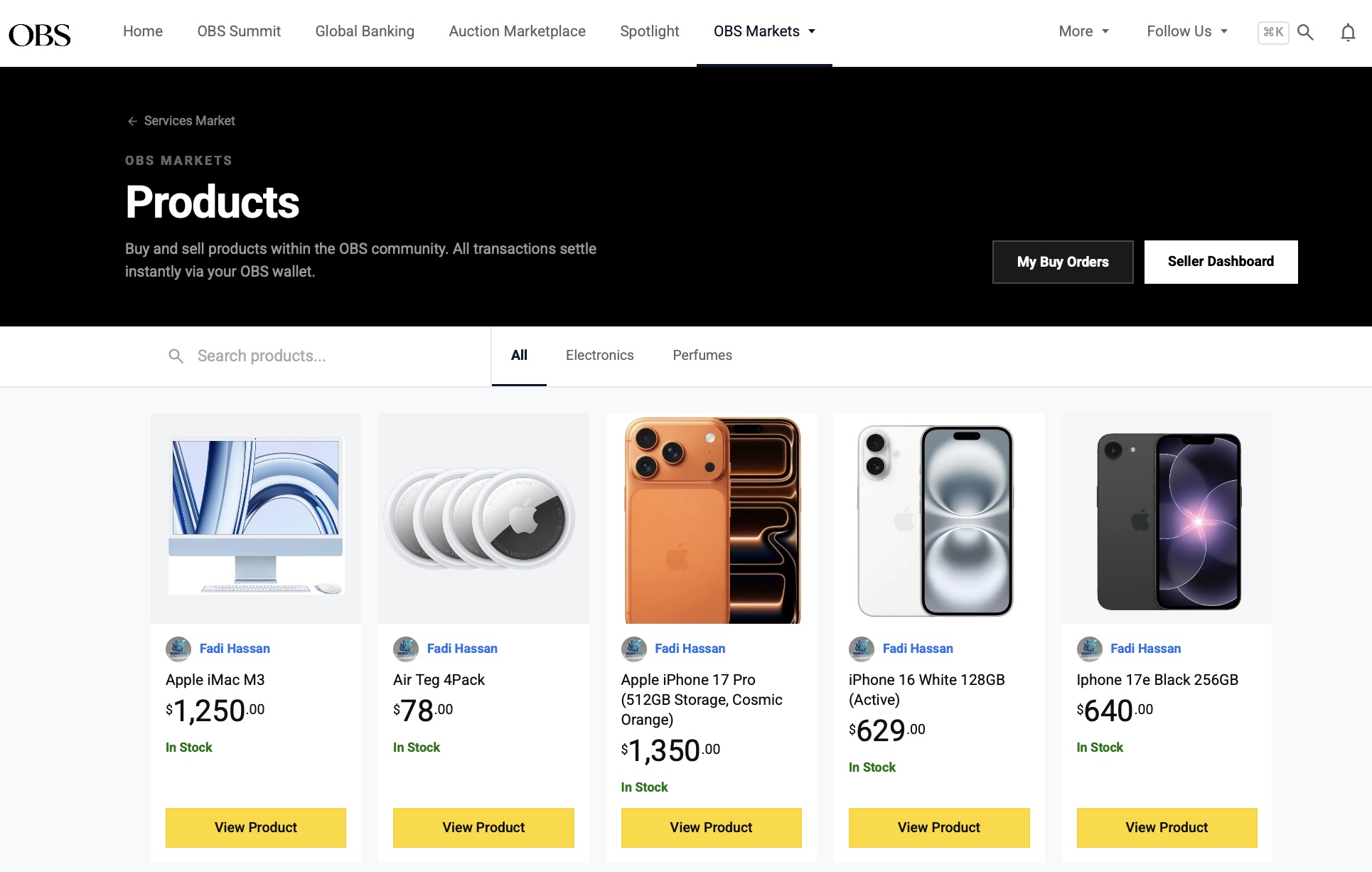 Earn by Selling on OBS Markets — Open Your Shop, Reach the Whole Community